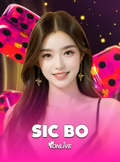 ปกโต๊ะไฮโล Sic Bo พร้อมดีลเลอร์หญิง