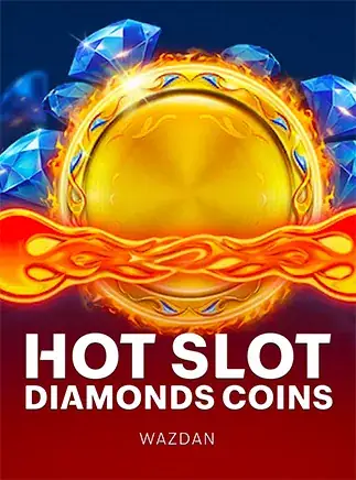 ปกสล็อต Hot Slot Diamond Coins โดย Wazdan